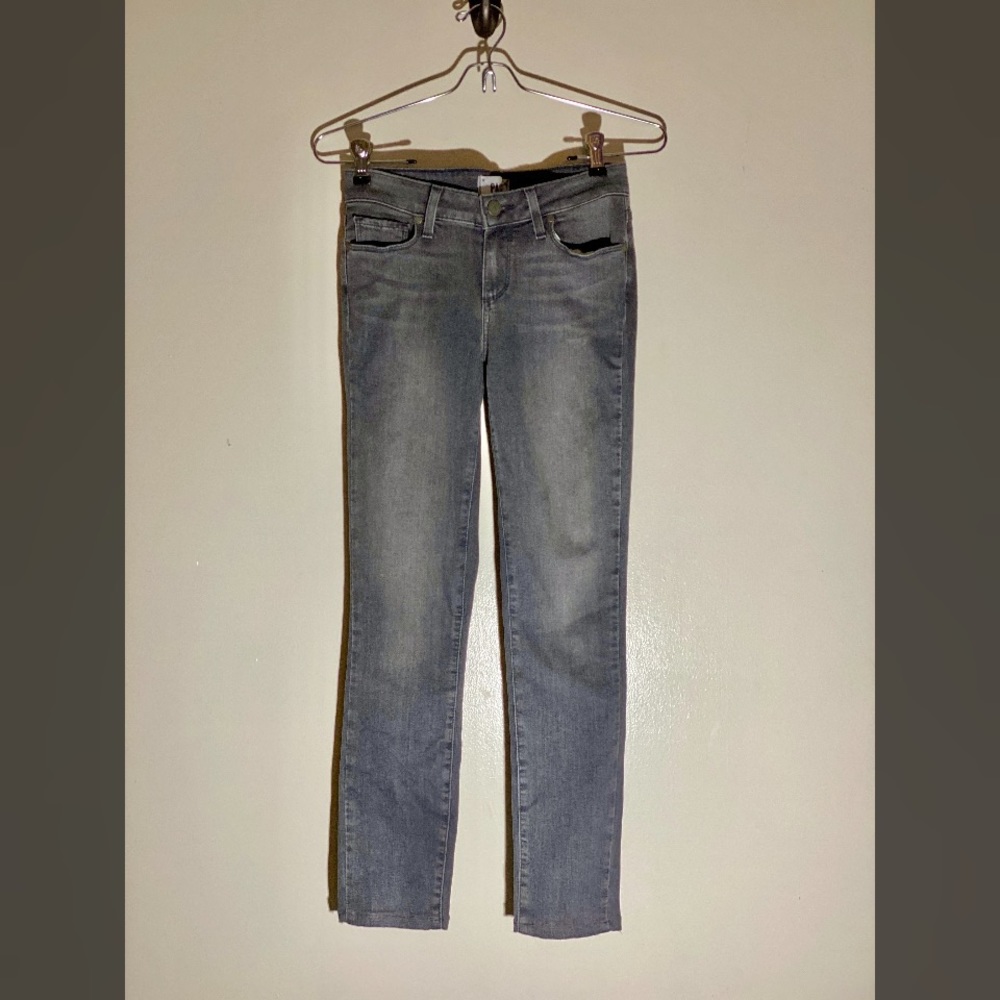 Grey skinny jeans-Paige premium 25